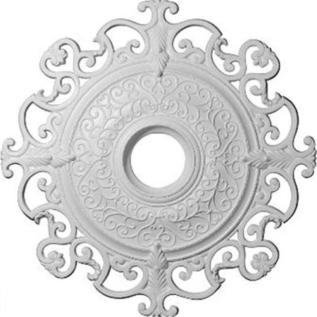 DWELLINGDESIGNS 38.38 in. OD x 6.25 in. ID Orleans Ceiling Medallion Fits Canopies up to 8.25 in. DW2572744